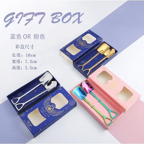 Tableware Set Stainless Steel Iron Shovel Spoon Coffee Ice Cream Spoon Shovel Retro Dessert Spoon Kitchen Tools