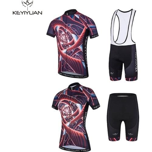 New 2018 Keyiyuan Team Couples Men and Women Short Sleeves Jersey Pro Cycling Garments Evolution Quick dry