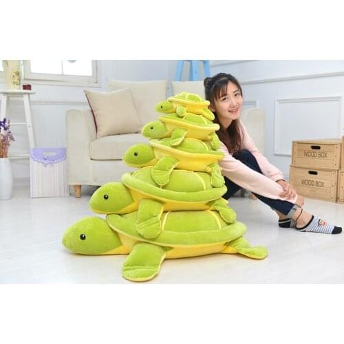 New arriving Green Big Eyes Turtle Plush Toy Turtle Doll Turtle Kids As Birthday Christmas New Year Gift For Children