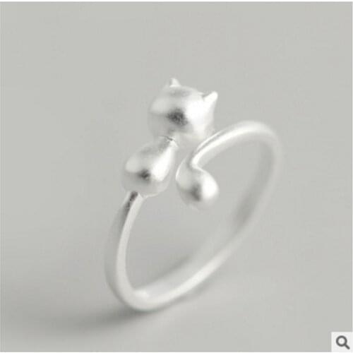 New Gothic Men Cat Rings For Women Jewelry Birthday Gift Romantic Wedding Engagement Drop Shipping 2021