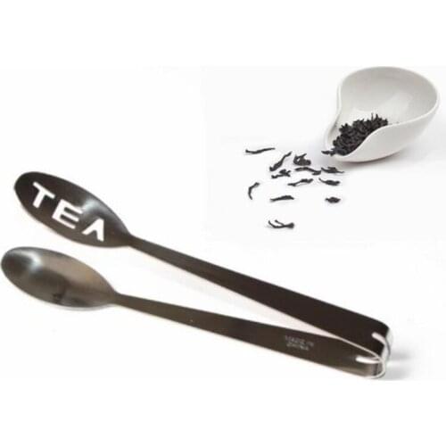 New Stainless Steel Tea Bag Tongs Tea Bag Fruit Squeezer Holder Ice Cube Tongs Sugar Clip Home Kitchen Tools F20173717