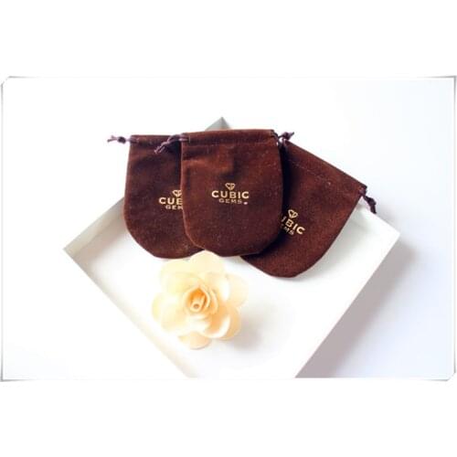 OEM Customized Logo Customized size color velvet Gift Bags Jewellry Package Pouch