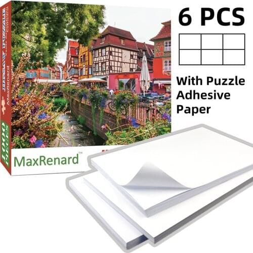 MaxRenard 50*70cm Jigsaw Puzzles 1000 Pieces for Adults Colmar Assembling Picture Landscape Paper Jigsaw Puzzles for Adults Kids