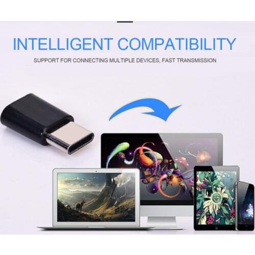 Micro USB To Type-C Converter Charger Adapter Connector For Xiaomi Huawei Samsung USB Type C Converter OTG Adapter