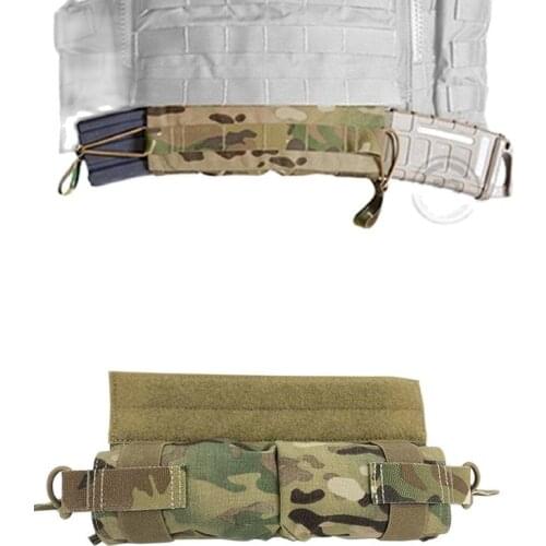 Outdoor Sports Tactics Two-Way M4 Tactical Magazine Pouches Military Army Vest Accessories Bag Multicam Imported Fabric