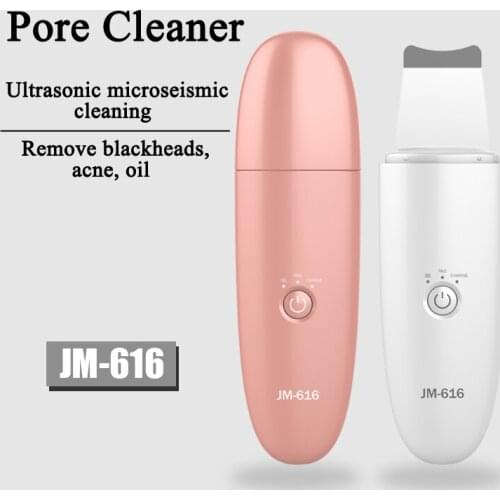 Ultrasonic Ion Deep Cleaning Skin Scrubber Peeling Shovel Facial Pore Cleaner Blackhead Remover Face Lifting USB Rechargeable