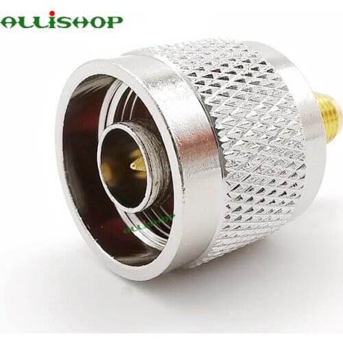 ALLiSHOP 100Pcs N Male Plug to SMA Female Jack RF Coax Adapter convertor Straight Mobile Signal Booster Repeater Amplifier