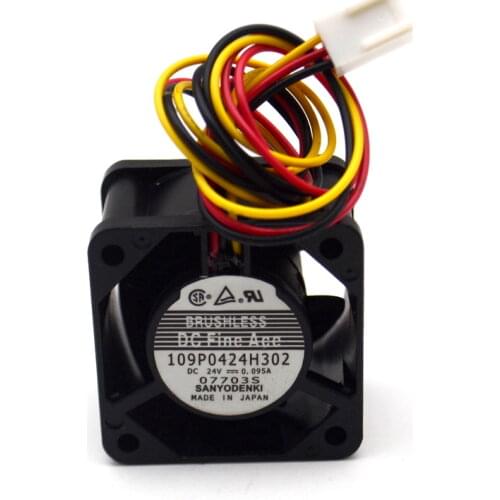 109P0424H302 24V 0.095A 40*40*28 4CM 40mm cooling fan