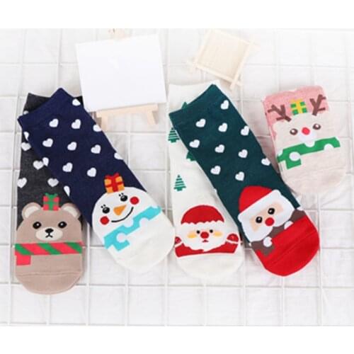 2021 Christmas Stockings New Products Candy Bar Elk Snowman Socks