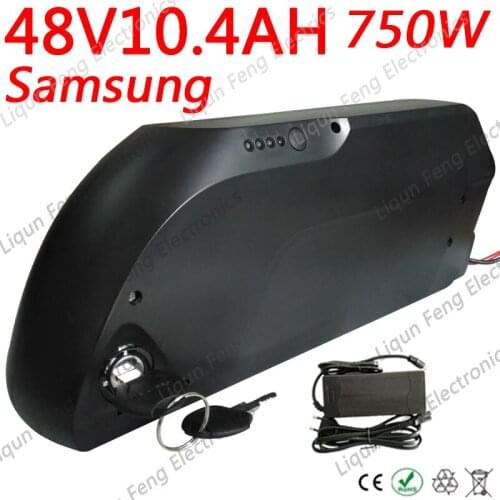 Down tube Ebike Battery 500W 750W 48V 10AH Lithium ion Battery 48V 10AH Electric Bike Battery for 8fun/Bafang BBS02 Motor