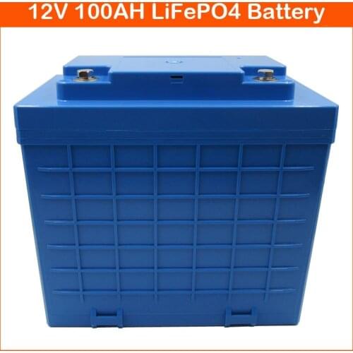 500W 4S 12V LIFEPO4 battery 12V 100AH 90AH 80AH LiFePO4 for EBike, Audio Equipment, Trolling Motor with charger