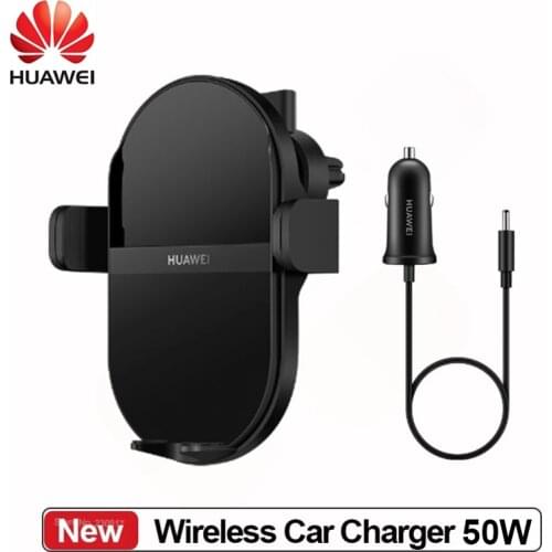 Huawei SuperCharge Wireless Car Charger 50W Max Intelligent Both Side Sensor Mounting Dual Charging 3D Cooling Fast Charger