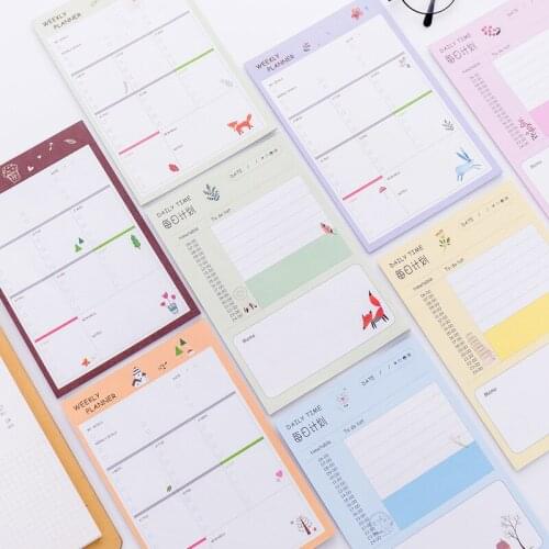 1 Pcs Lytwtws Book Stationery Notepad Office School Supplies Notebook Diary Students Planner To Do List Bookmark organizer