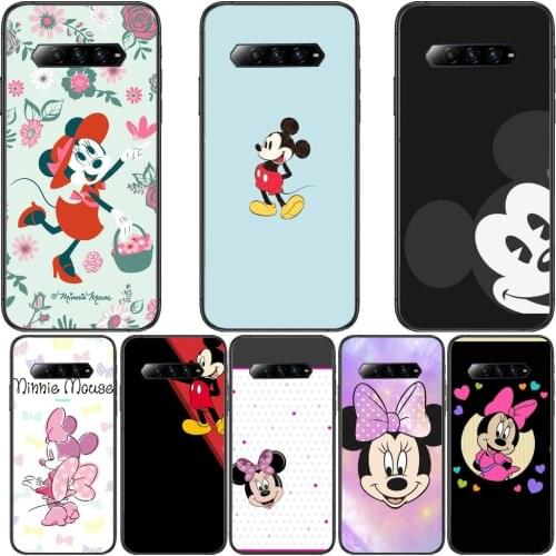 Calling Mickey Minnie Mouse Black Soft Cover The Pooh For Huawei Nova 8Pro 7 6SE 5T 7i 5i 5 4 4E 3 3i 3E 2i Pro Phone Case cases