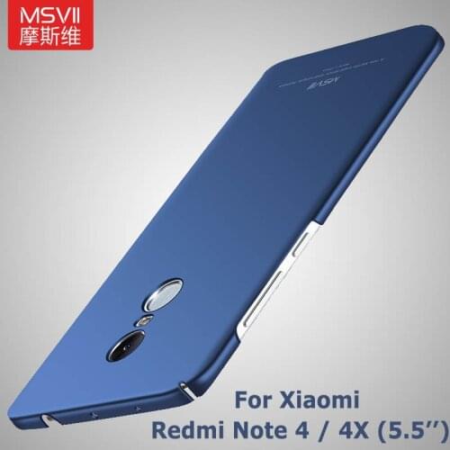 MSVII Xiaomi Redmi Note 4x Case Ultra Thin Cover For Xiaomi redmi note 4 Global Case Xiomi 4x PC Cover For Xiaomi Redmi 4x Cases
