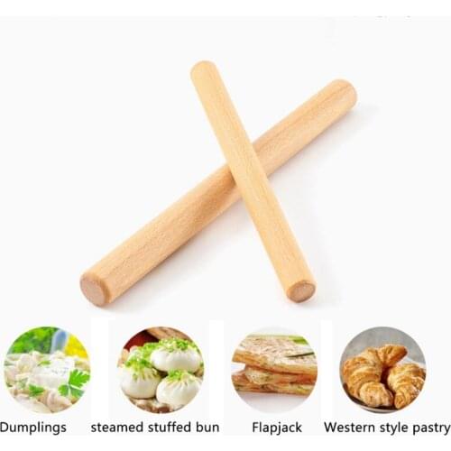 Wooden Rolling Pin Baking Fondant Cake Decoration Dough Roller Kitchen Cooking Baking Tools Accessories Kichen Supplies