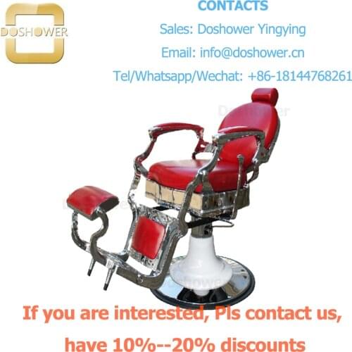 Doshower DS-T252 barber chair shop furniture set with vintage barber chair for barber chair unique designs