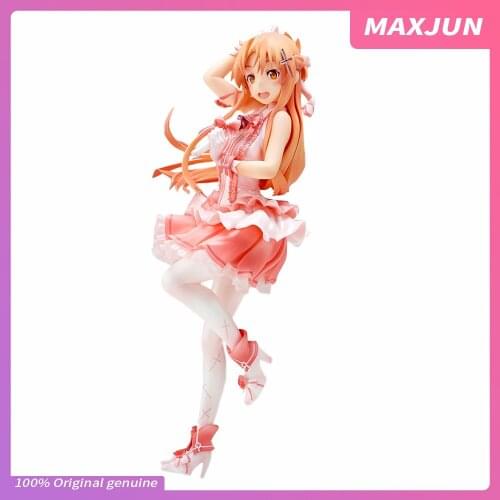 MAXJUN Genuine Anime Sword Art Online Figures Yuuki Asuna Cute idol PVC Model toys Sword Art Online SAO Action figure doll