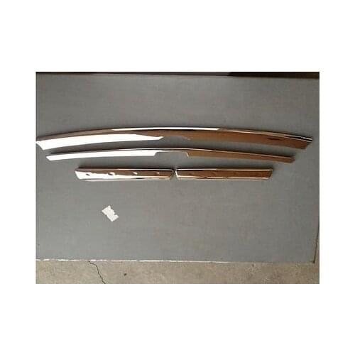 Chrome Front Grille Around Trim 4 PCS for 2009-2012 Toyota RAV4