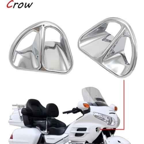 Chrome Motorcycle Accessories Parts Fairing Air Intake Accents Grilles Case for Honda GL1800 Goldwing ABS 2001-2010 2009 2008