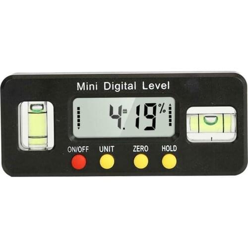 Mini Digital Level Angle Finder ABS Level Angle Gauge Protractor Inclinometer With Magnetic Base Measuring Tools Portable