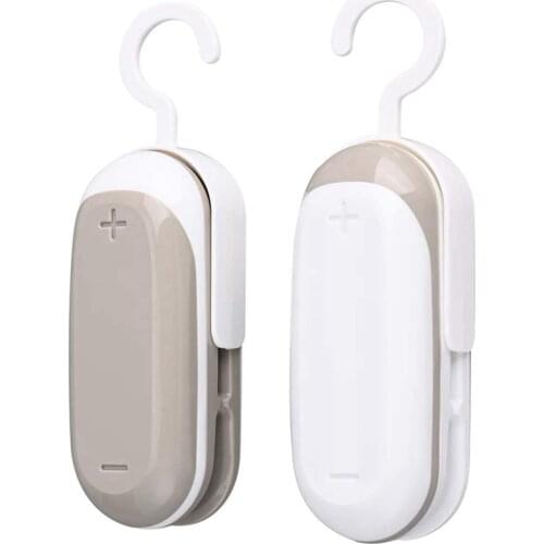 Mini Bag Sealer, 2 in 1 Portable Sealer and Cutter, Bag Sealer Heat Sealer, Vacuum Sealers for Plastic Bags,Food Storage