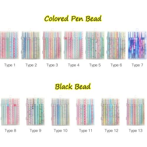 Highlighter Gel Pen Set for Coloring 0.5mm Multi Color Gel Ink Quick Drying Pens for Office School Students Drawing Writing