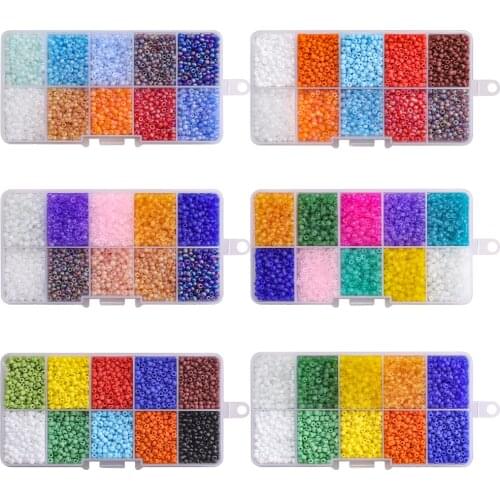 Box Set 3mm Glass Seed Beads Matte Czech Charm Crystal Spacer Round Beaded For Jewelry Making Rings DIY Handmade Accessories