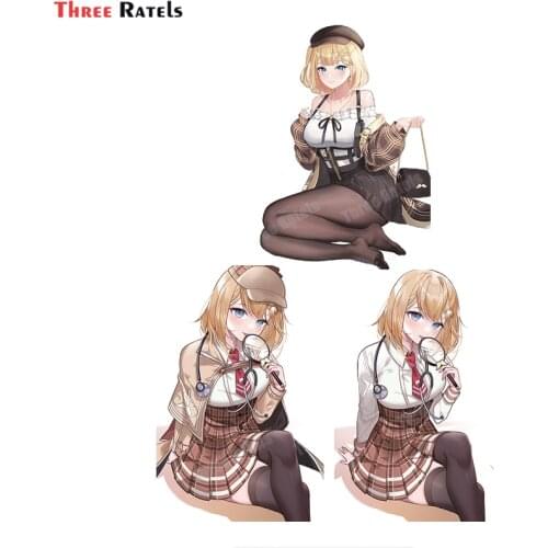 Three Ratels B235 Scathach And Scathach Fate Stickers For Passat B5 Car Accessory Auto Decals Decoration Vinyl Material