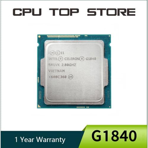 Intel Celeron G1840 2.8GHz 2M Cache Dual-Core CPU Processor SR1VK SR1RR LGA1150 Tray