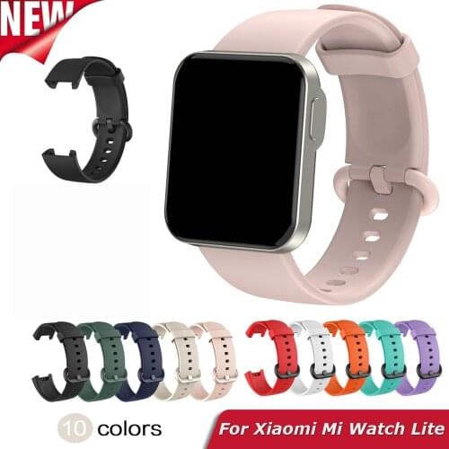 Replacement Strap For XiaoMi Mi Watch Lite Strap Silicone Watchband For XiaoMi Mi Watch Lite Smart Watch Strap Bracelet