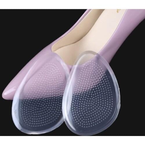 Silicone Gel Forefoot Insole Shoes Pads High Heel Soft Orthopedic Insole Anti-Slip Foot Protection Foot Cushions Pain Relief