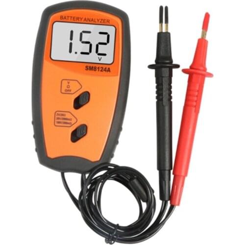 SM8124A Portable Battery Internal Resistance Voltmeter Battery Tester Battery Tester Battery Internal Resistance Test