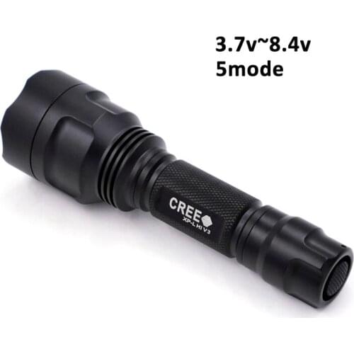 Manta Ray C8 LED Flashlight 18650 Torch Waterproof Flashlight Cree XP-L HI V3 Cool/ Neutral/ Warm White 5Mode Light Lamp