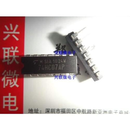 In stock 100% New&Original 5pcs/lot TC74HC07AP 74HC07AP DIP14