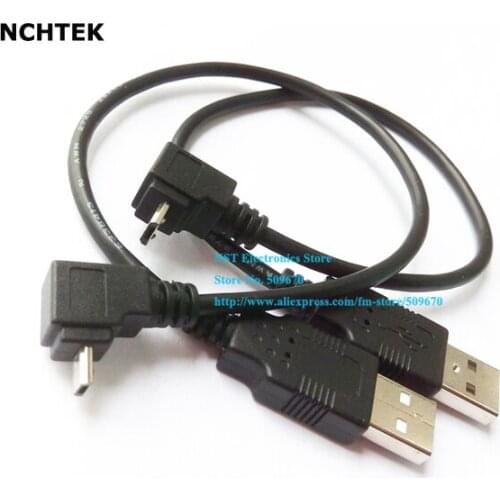 NCHTEK High Quality UP Angled 90 degree Micro USB Data Charge Cable for i9500 i9300 N7100 S2 I9100/Free DHL Shipping/300PCS