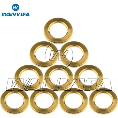 Wanyifa Titanium Ti M6 Gasket Grade 5 Ti-6Al-4V Gold Bike Flat Washer Bike Accessory 10Pcs/lot 5 Colors