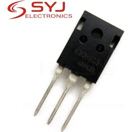 10pcs/lot IKW30N60H3 IKW30N60 K30H603 TO-247 600V 30A 187W In Stock