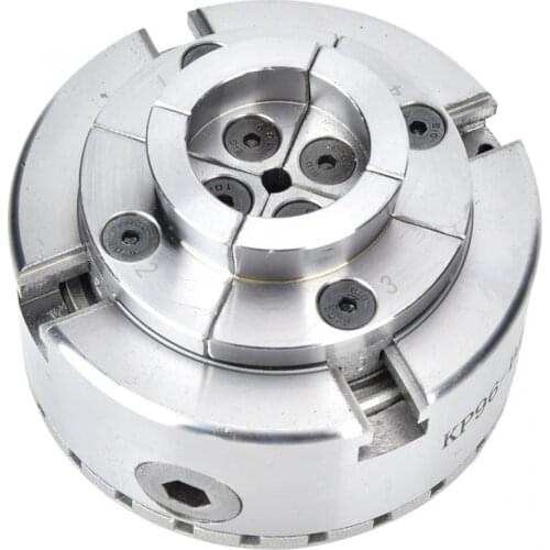 4-Jaw Lathe Chuck Self-Centering Chuck Mechanical 100mm for Lathe Machine Wood Lathe Chuck Clamp Accessory