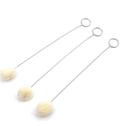 5pcs/Lot Leather Dye Dauber Wool Daubers Ball Brush Leather Craft DIY Leather Dyeing Applicator Tools Leather Crafts Accessories