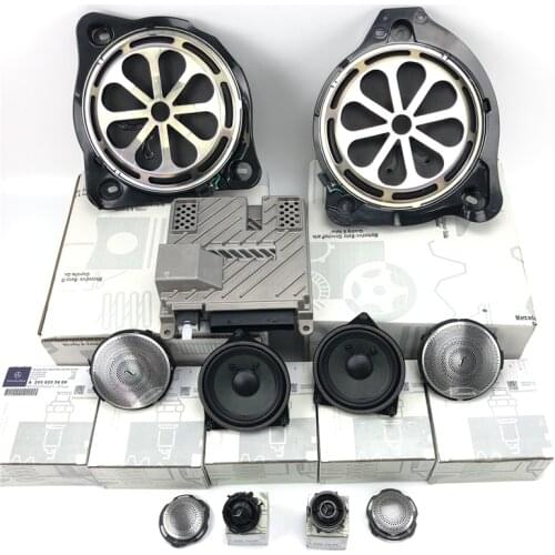 Car subwoofer speaker For Benz C W205 GLC X253 E W213 series high quality tweeter bass horn audio midrange loudspeaker refit