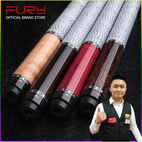 Fury NT Billiard Pool Cue 13mm Tip Canadian Maple Shaft Center Joint Rare Wood Butt With Extension Fashionable And Simple Style
