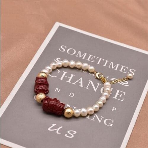 Original Design Purple Gold Sand Natural Fresh Water Pearl Adjustable Handmade Bracelet For Women Gift Fine Jewelry Accessories