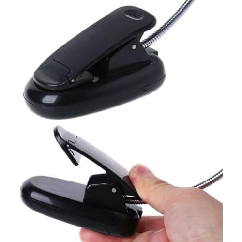 Clip-on Pro Flexible USB/Battery Power 28 LED Light Bed Table Desk Reading Lamp Great For Traveling