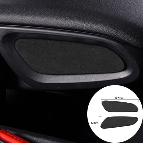 For BMW MINI F60 2018-2020 Alcantara Suede Wrap Car Armrest Box Sides Panel Strip Cover Car Trim Stickers Internal Accessories