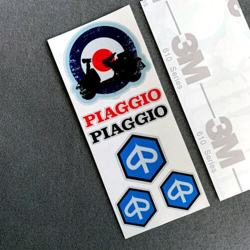 For PIAGGIO VESPA GTS GTV LX LXV LT PX PRIMAVERA 50 125 150 200 250 300 300ie Decals Motorcycle Vinyl Stickers 3M reflective