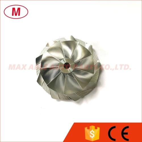 GTX3582 GEN ll 58.23/76.43mm 9+0 blades Turbo Billet compressor wheel/Aluminum 2618/Point Milling for Turbocharger Cartridge