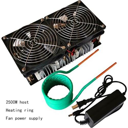 2500W ZVS Induction Heater Induction Heating PCB Board High Frequency Heating Machine Melted Metal + 48V Coil Mayitr