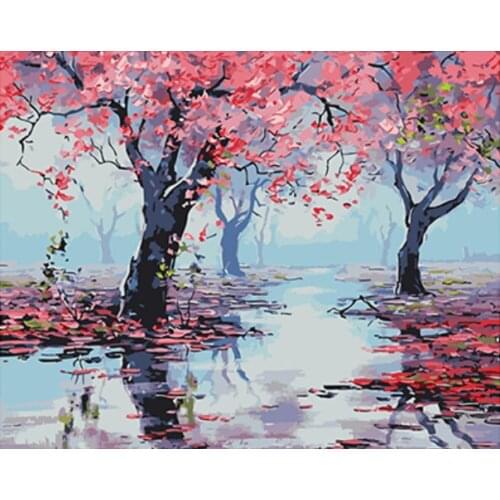 PAINTBOY Framed Pictures DIY Painting By Numbers Hand Painted Oil On Canvas of Figure Painting Home Decor For Living Room GX3569