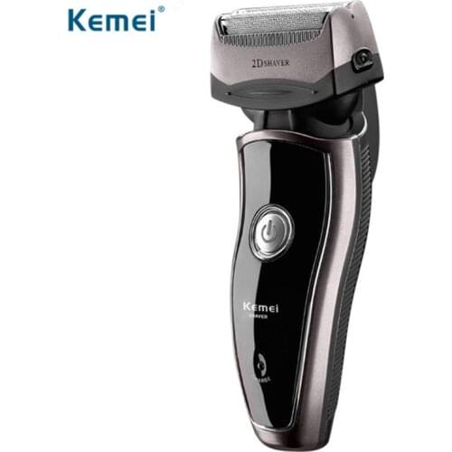 Kemei Competitive Electric Rechargeable Reciprocate Man Shaver Twin Blade Electric Shaving Razors Face Care Free Shipping
